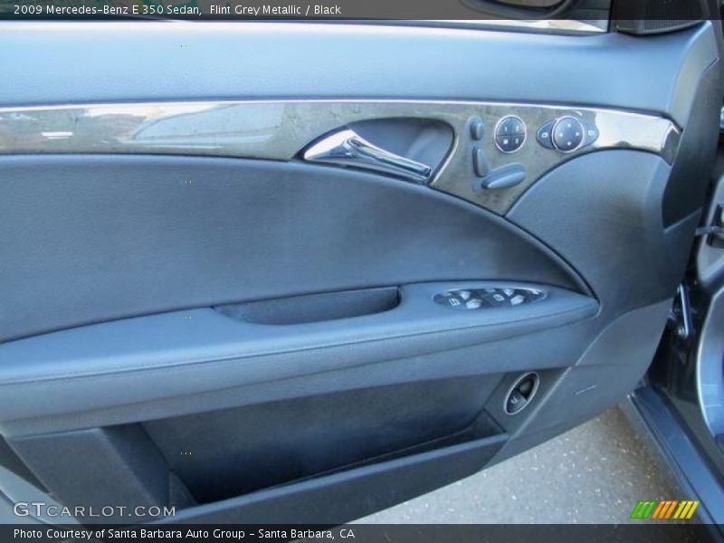 Flint Grey Metallic / Black 2009 Mercedes-Benz E 350 Sedan