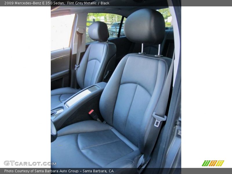 Flint Grey Metallic / Black 2009 Mercedes-Benz E 350 Sedan
