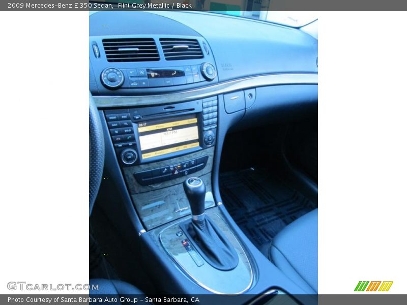 Flint Grey Metallic / Black 2009 Mercedes-Benz E 350 Sedan