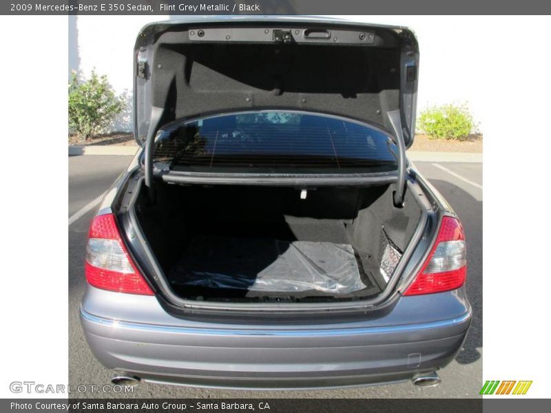 Flint Grey Metallic / Black 2009 Mercedes-Benz E 350 Sedan