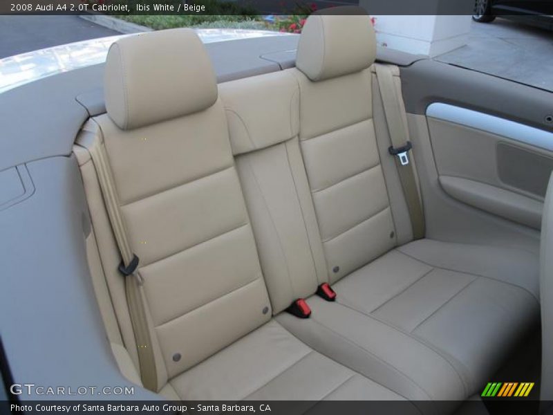 Ibis White / Beige 2008 Audi A4 2.0T Cabriolet
