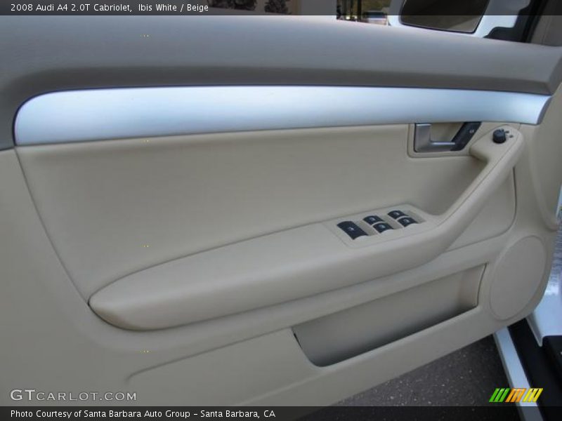 Ibis White / Beige 2008 Audi A4 2.0T Cabriolet