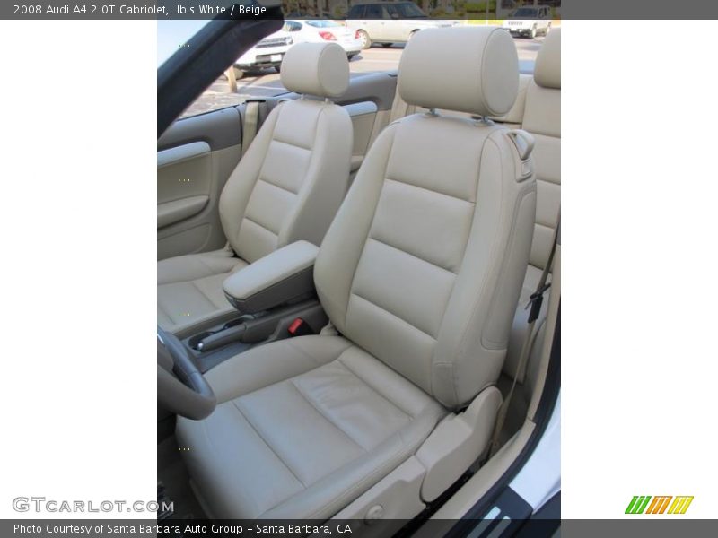 Ibis White / Beige 2008 Audi A4 2.0T Cabriolet