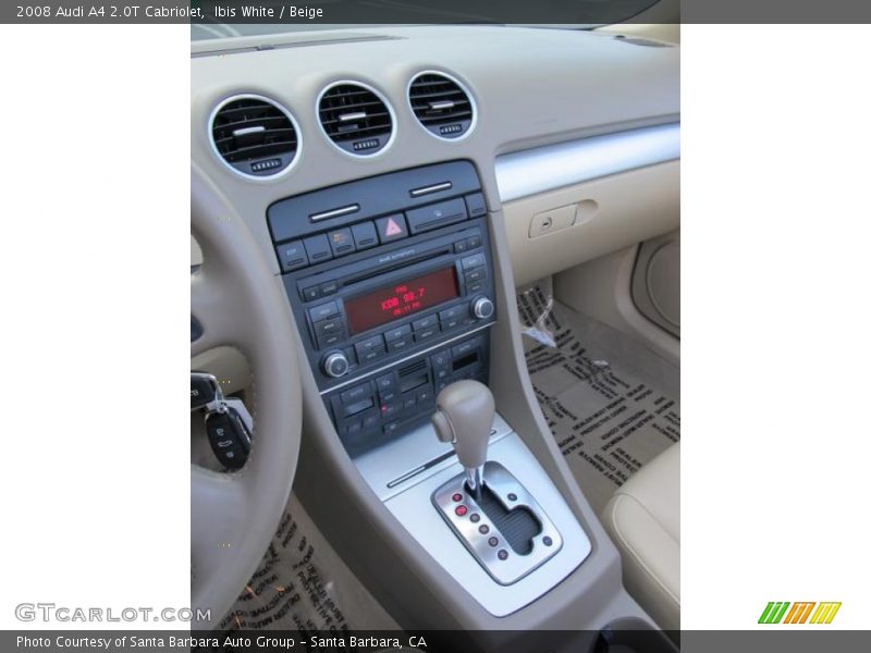 Ibis White / Beige 2008 Audi A4 2.0T Cabriolet