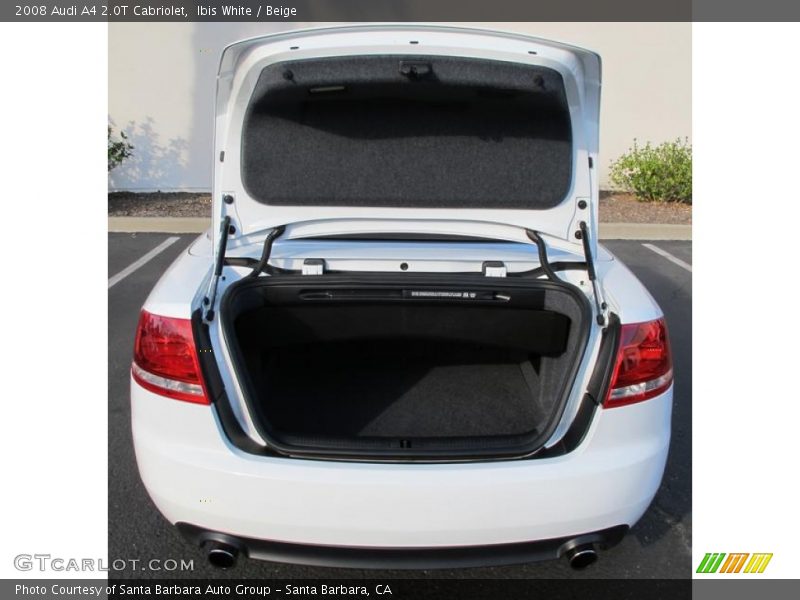 Ibis White / Beige 2008 Audi A4 2.0T Cabriolet