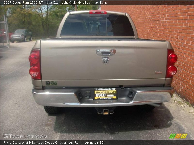 Light Khaki Metallic / Khaki Beige 2007 Dodge Ram 1500 SLT Mega Cab