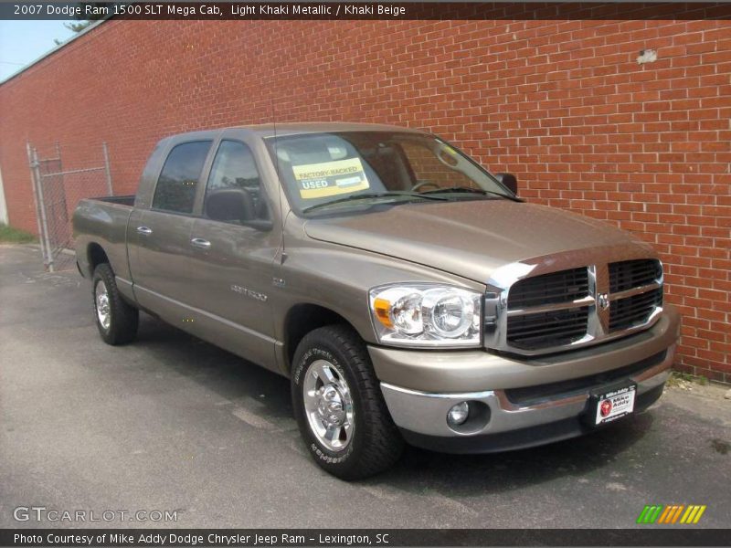Light Khaki Metallic / Khaki Beige 2007 Dodge Ram 1500 SLT Mega Cab