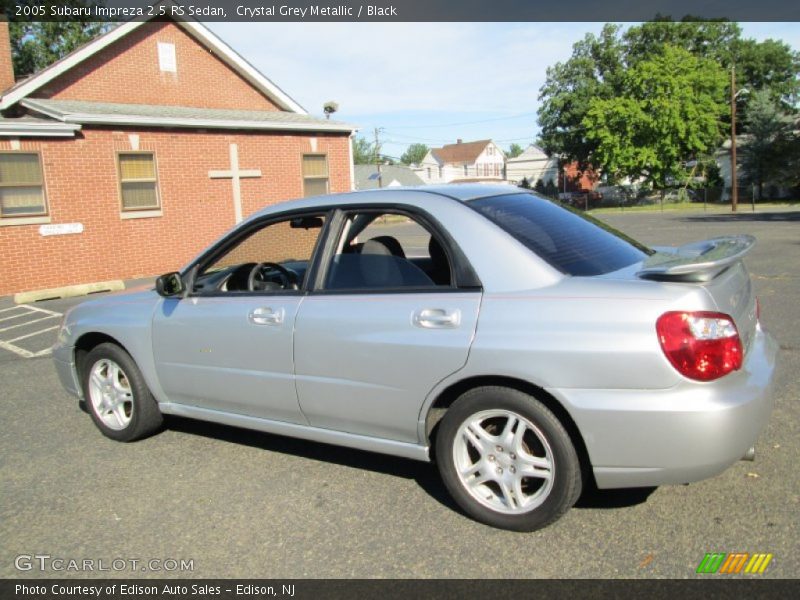 Crystal Grey Metallic / Black 2005 Subaru Impreza 2.5 RS Sedan