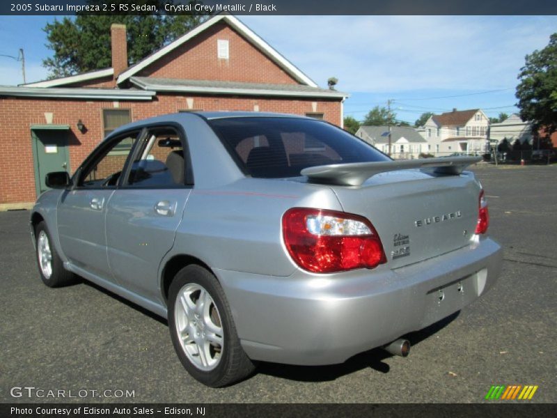 Crystal Grey Metallic / Black 2005 Subaru Impreza 2.5 RS Sedan