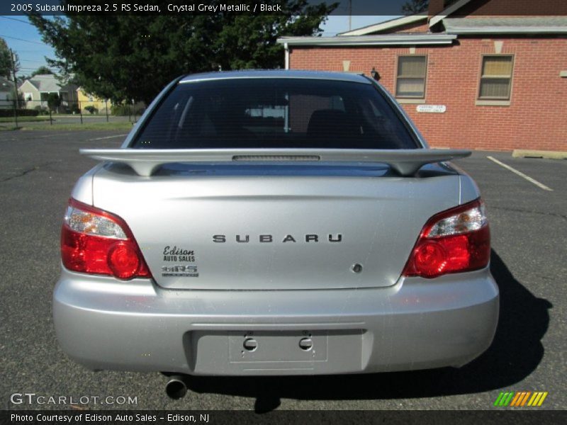 Crystal Grey Metallic / Black 2005 Subaru Impreza 2.5 RS Sedan