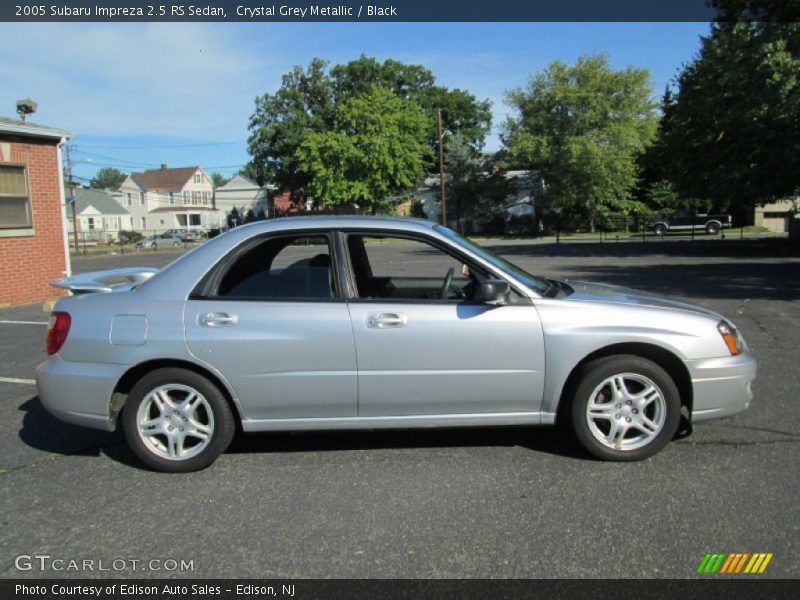 Crystal Grey Metallic / Black 2005 Subaru Impreza 2.5 RS Sedan