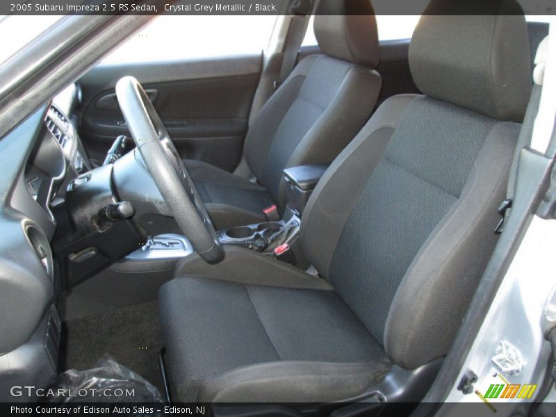 Crystal Grey Metallic / Black 2005 Subaru Impreza 2.5 RS Sedan
