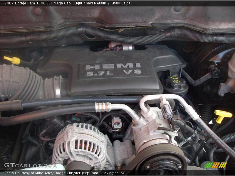 Light Khaki Metallic / Khaki Beige 2007 Dodge Ram 1500 SLT Mega Cab