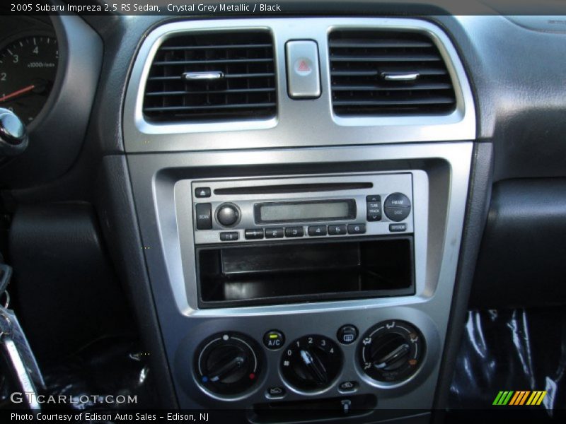 Crystal Grey Metallic / Black 2005 Subaru Impreza 2.5 RS Sedan