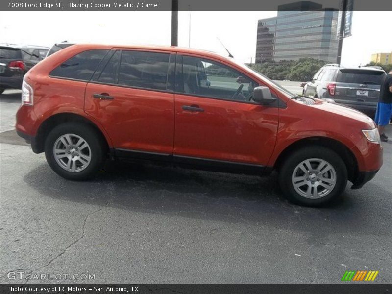 Blazing Copper Metallic / Camel 2008 Ford Edge SE