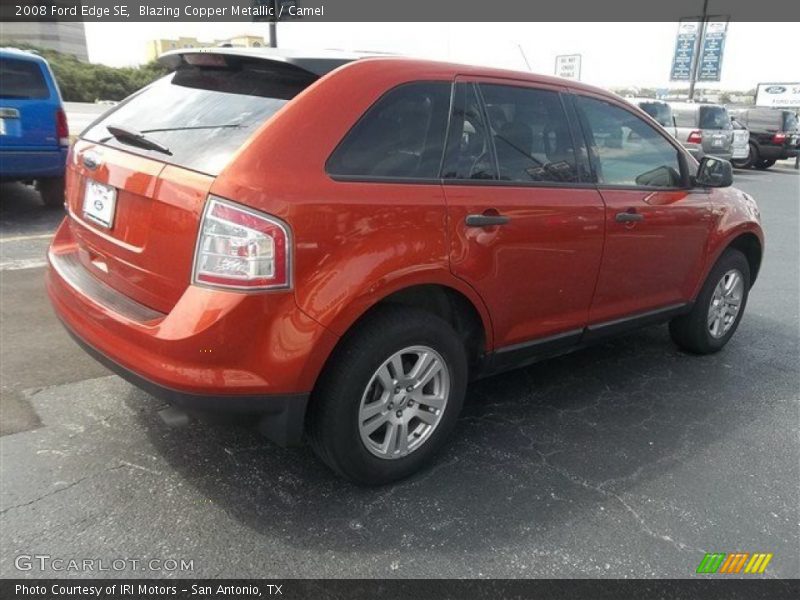 Blazing Copper Metallic / Camel 2008 Ford Edge SE