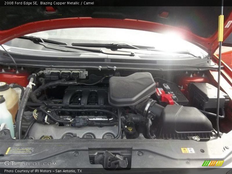 Blazing Copper Metallic / Camel 2008 Ford Edge SE
