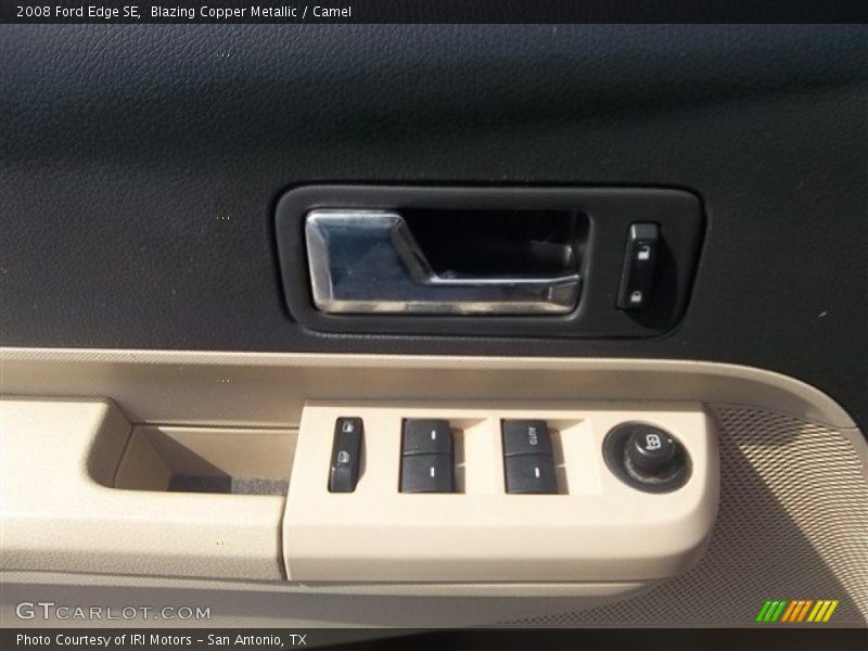 Blazing Copper Metallic / Camel 2008 Ford Edge SE