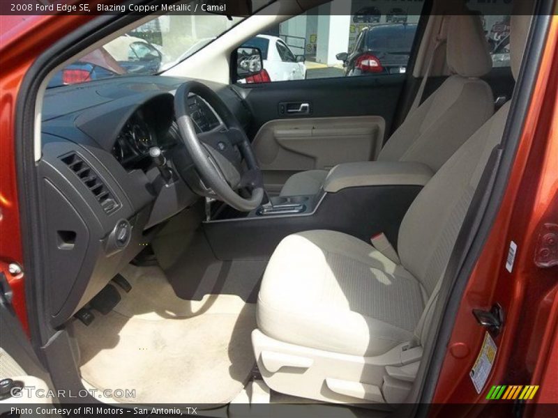 Blazing Copper Metallic / Camel 2008 Ford Edge SE