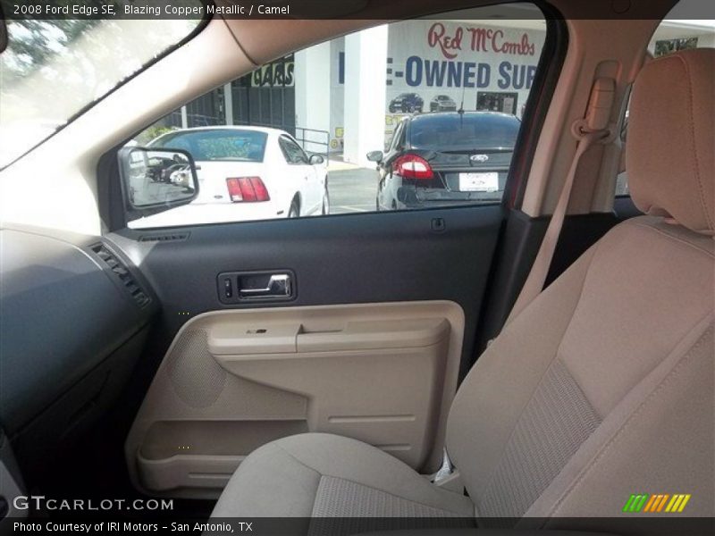 Blazing Copper Metallic / Camel 2008 Ford Edge SE