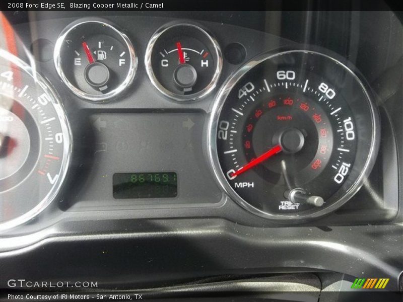 Blazing Copper Metallic / Camel 2008 Ford Edge SE