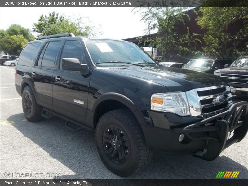 Black / Charcoal Black/Camel 2008 Ford Expedition Eddie Bauer 4x4