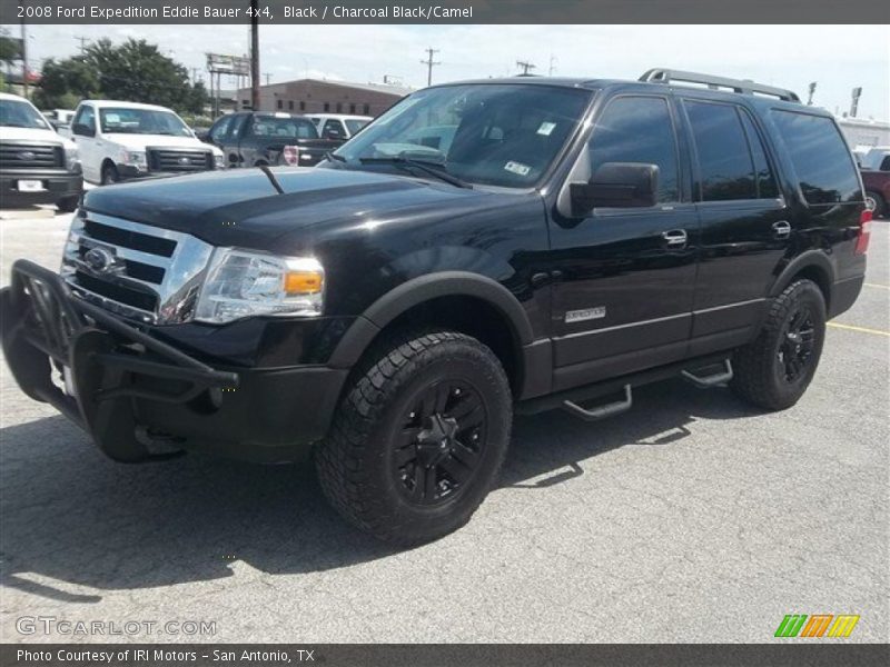Black / Charcoal Black/Camel 2008 Ford Expedition Eddie Bauer 4x4