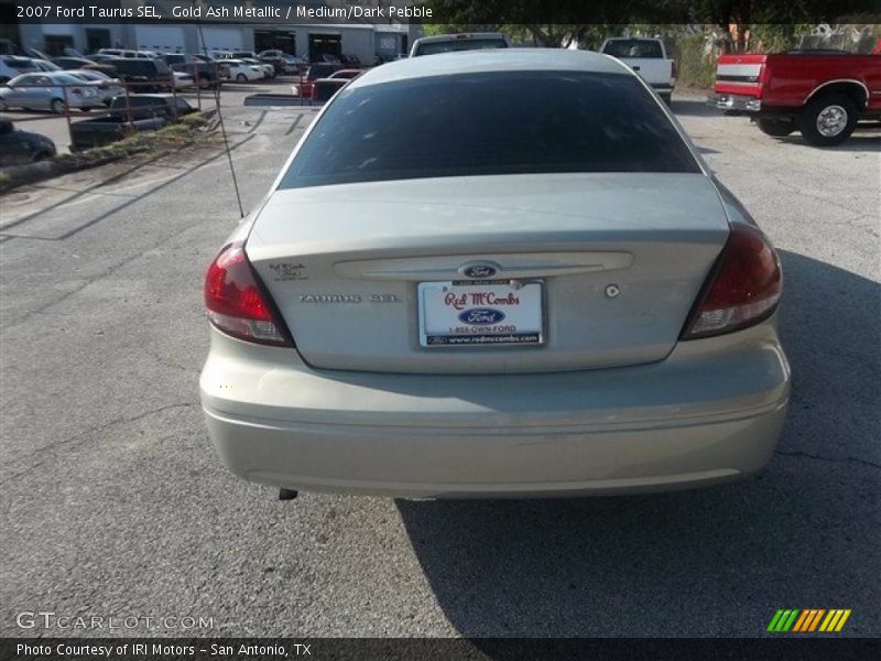 Gold Ash Metallic / Medium/Dark Pebble 2007 Ford Taurus SEL