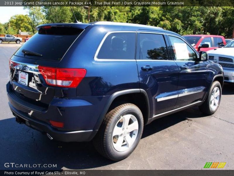 True Blue Pearl / Dark Graystone/Medium Graystone 2013 Jeep Grand Cherokee Laredo X Package 4x4