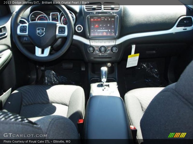 Brilliant Black Crystal Pearl / Black 2013 Dodge Journey SXT