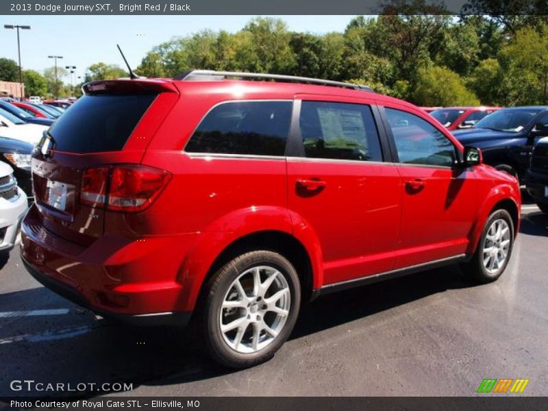 Bright Red / Black 2013 Dodge Journey SXT