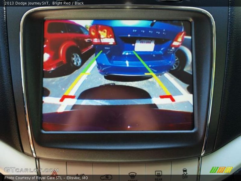 Bright Red / Black 2013 Dodge Journey SXT