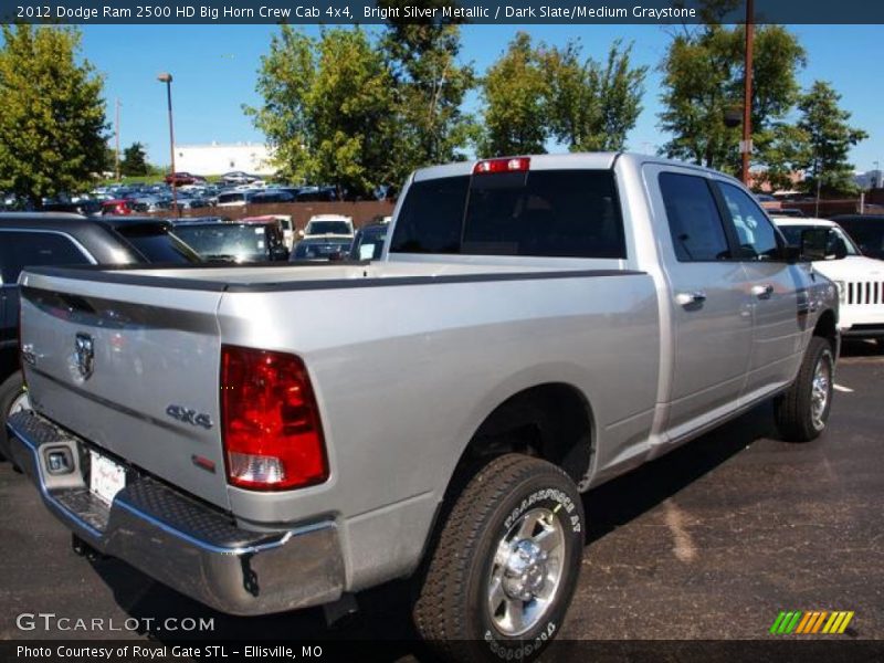  2012 Ram 2500 HD Big Horn Crew Cab 4x4 Bright Silver Metallic