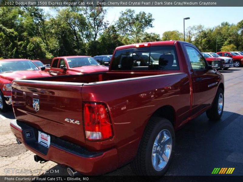 Deep Cherry Red Crystal Pearl / Dark Slate Gray/Medium Graystone 2012 Dodge Ram 1500 Express Regular Cab 4x4
