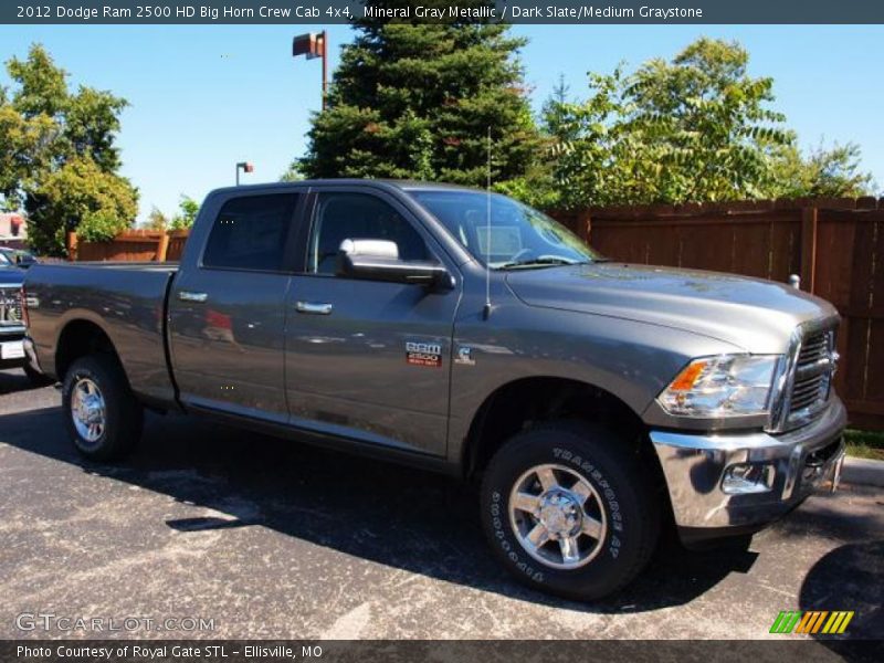 Mineral Gray Metallic / Dark Slate/Medium Graystone 2012 Dodge Ram 2500 HD Big Horn Crew Cab 4x4