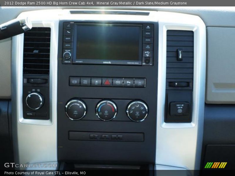 Mineral Gray Metallic / Dark Slate/Medium Graystone 2012 Dodge Ram 2500 HD Big Horn Crew Cab 4x4
