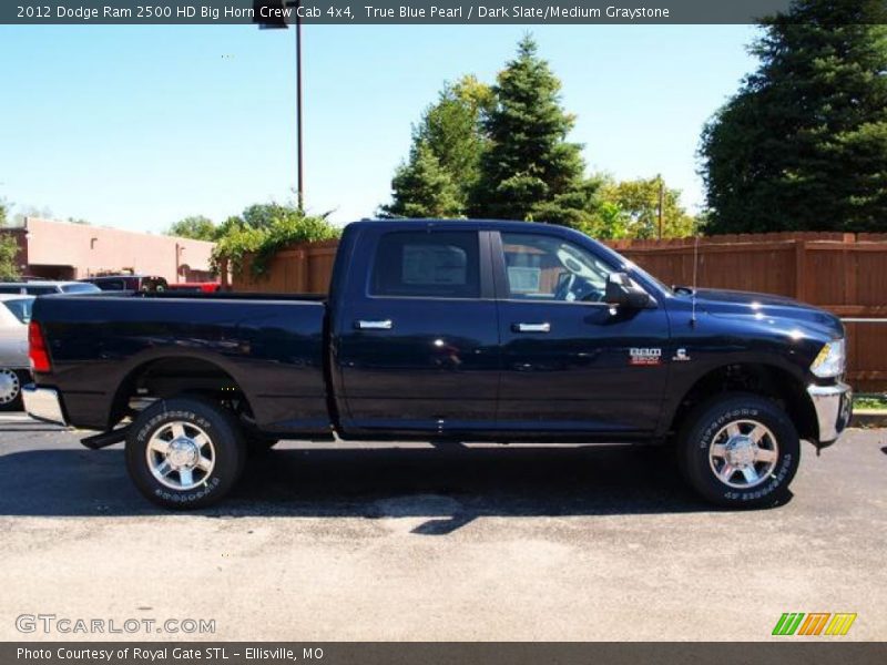 True Blue Pearl / Dark Slate/Medium Graystone 2012 Dodge Ram 2500 HD Big Horn Crew Cab 4x4