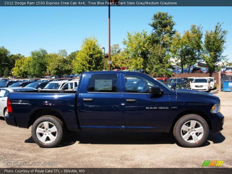 True Blue Pearl / Dark Slate Gray/Medium Graystone 2012 Dodge Ram 1500 Express Crew Cab 4x4