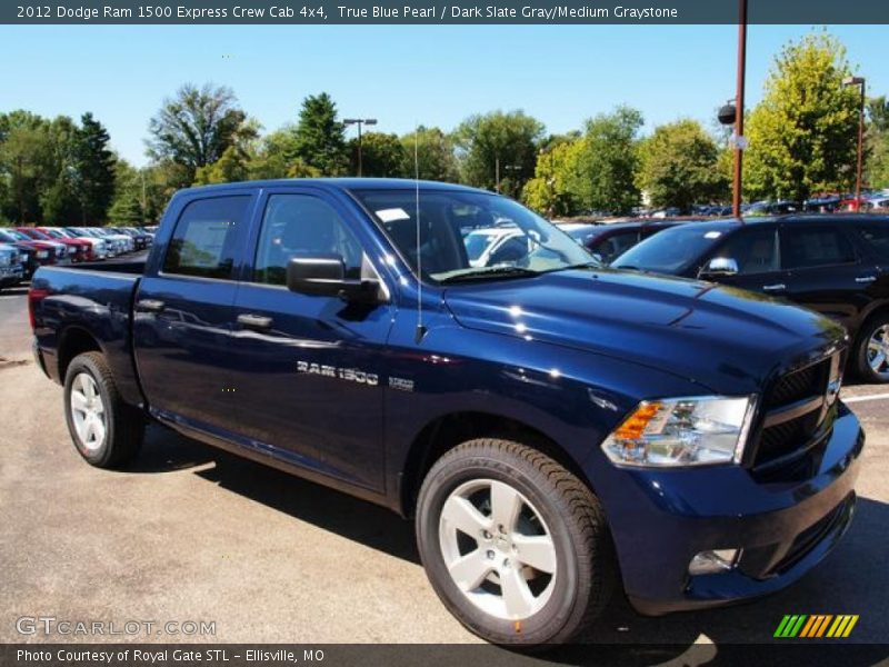 True Blue Pearl / Dark Slate Gray/Medium Graystone 2012 Dodge Ram 1500 Express Crew Cab 4x4
