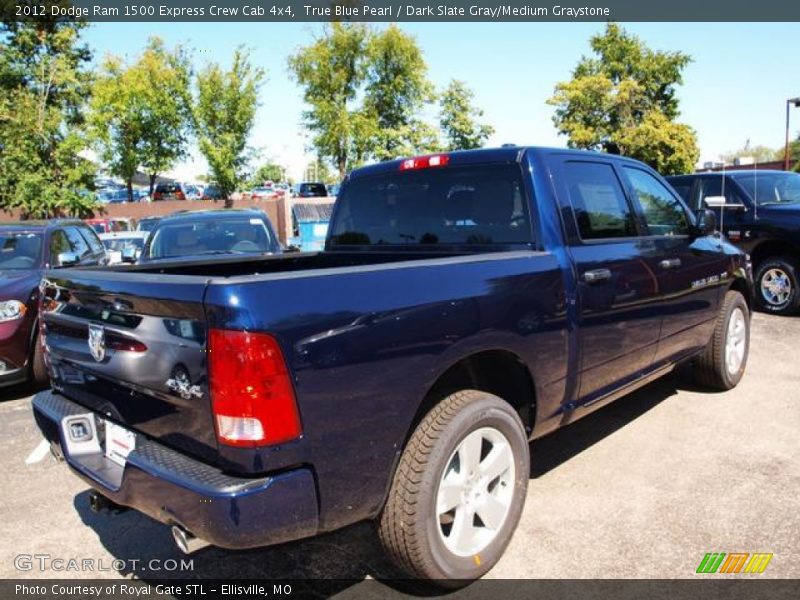 True Blue Pearl / Dark Slate Gray/Medium Graystone 2012 Dodge Ram 1500 Express Crew Cab 4x4