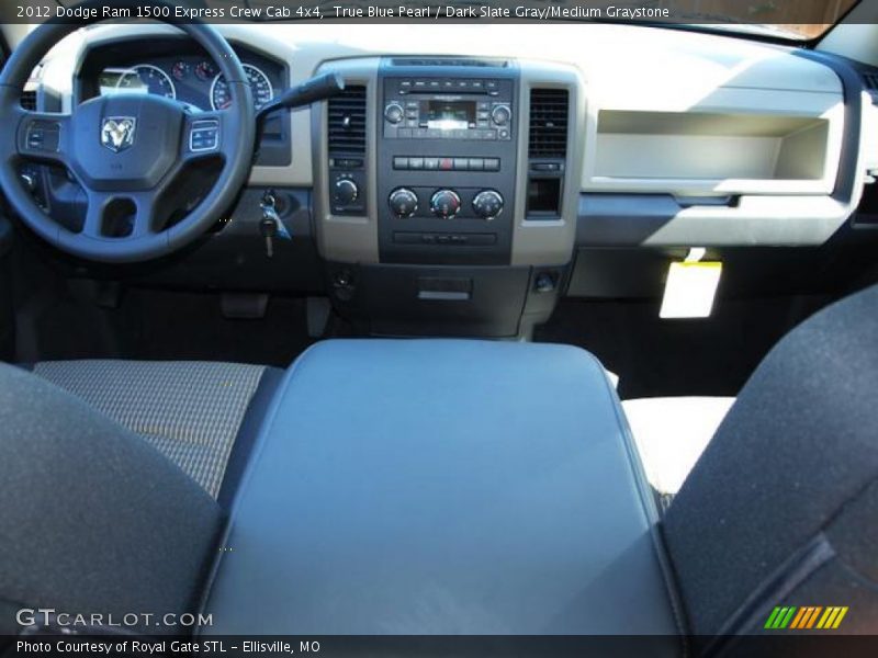 True Blue Pearl / Dark Slate Gray/Medium Graystone 2012 Dodge Ram 1500 Express Crew Cab 4x4