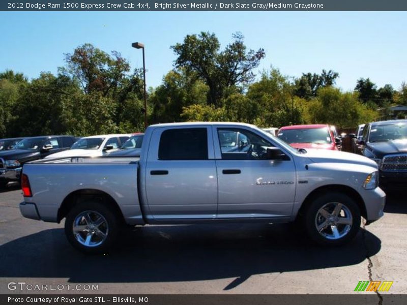 Bright Silver Metallic / Dark Slate Gray/Medium Graystone 2012 Dodge Ram 1500 Express Crew Cab 4x4
