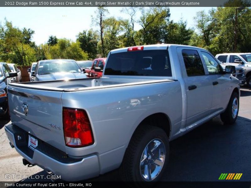 Bright Silver Metallic / Dark Slate Gray/Medium Graystone 2012 Dodge Ram 1500 Express Crew Cab 4x4