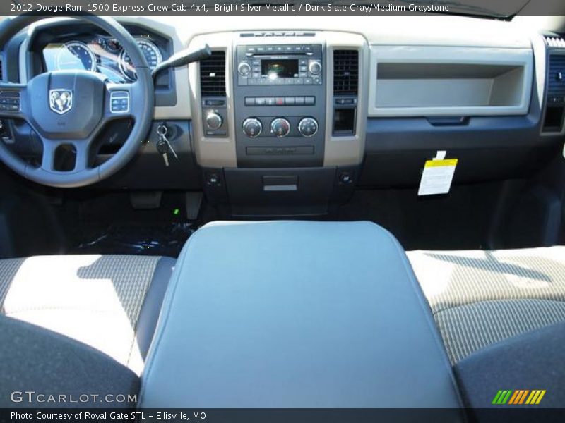 Bright Silver Metallic / Dark Slate Gray/Medium Graystone 2012 Dodge Ram 1500 Express Crew Cab 4x4