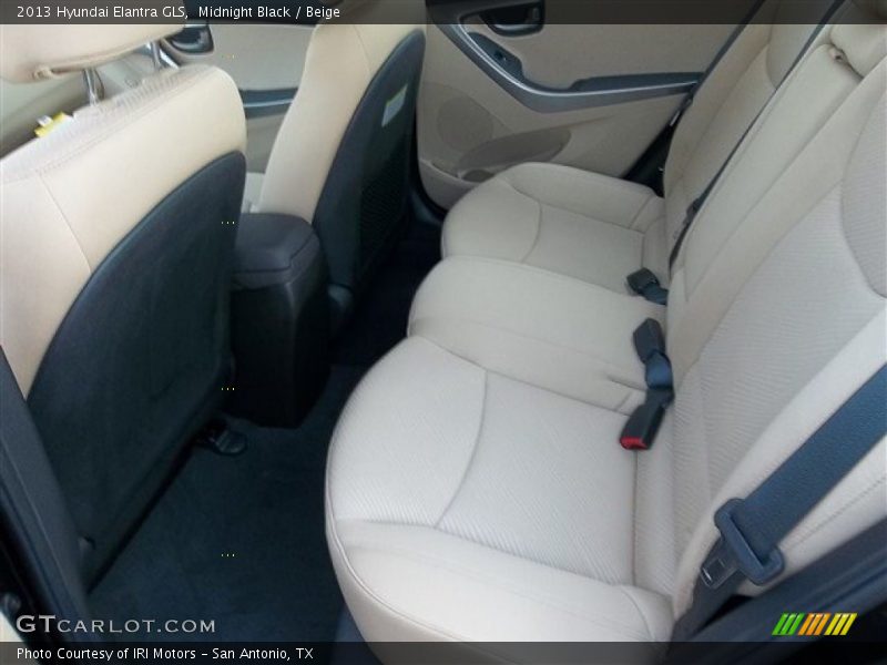 Midnight Black / Beige 2013 Hyundai Elantra GLS