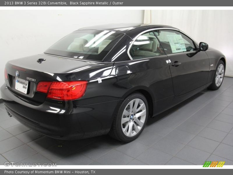 Black Sapphire Metallic / Oyster 2013 BMW 3 Series 328i Convertible