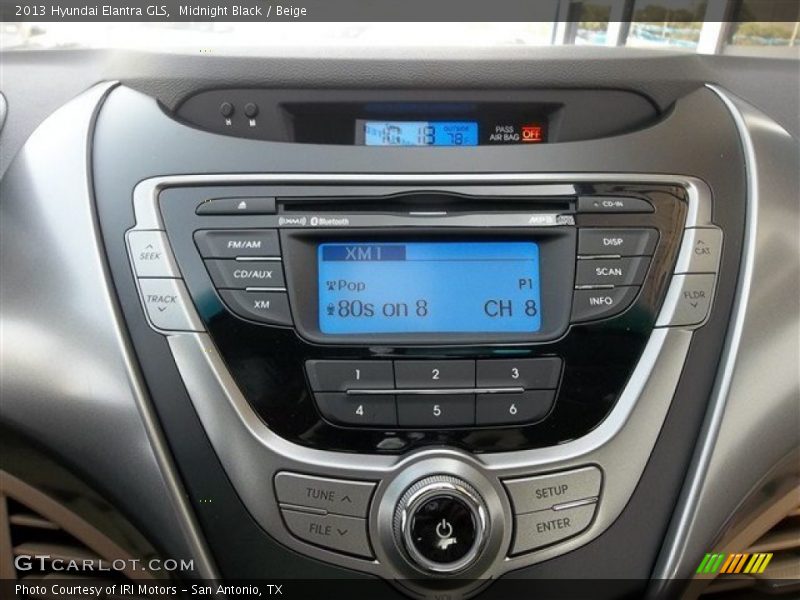 Midnight Black / Beige 2013 Hyundai Elantra GLS