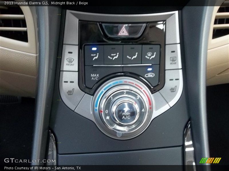 Midnight Black / Beige 2013 Hyundai Elantra GLS
