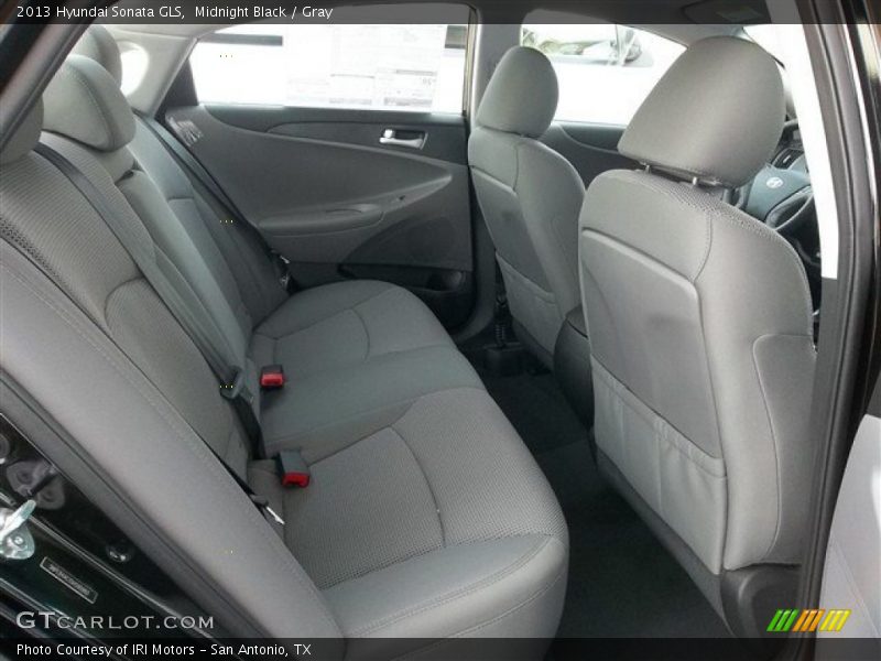Midnight Black / Gray 2013 Hyundai Sonata GLS