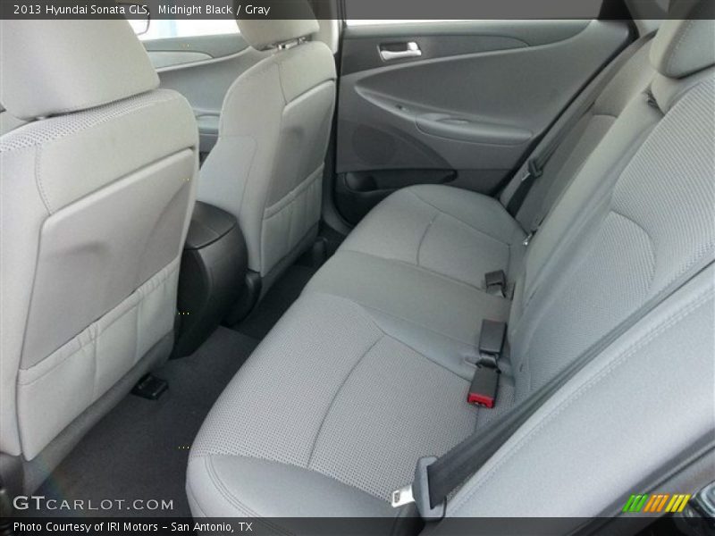 Midnight Black / Gray 2013 Hyundai Sonata GLS